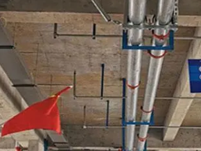 定远管廊支架的安装方法